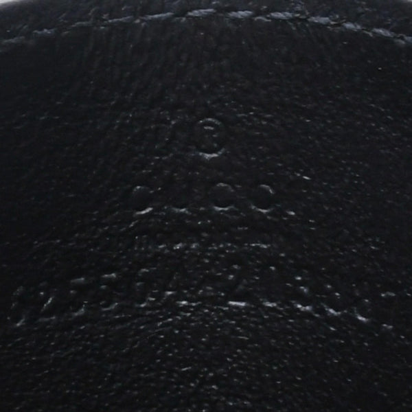Very Good Condition GUCCI Gucci Card Case Pass Case Business Card Holder GG Embossed Leather 625564 Black Used 4a005310
