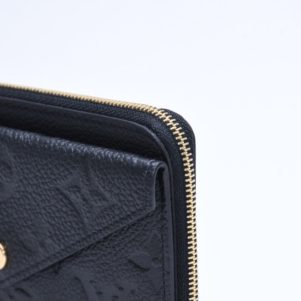 極美品 LOUIS VUITTON ルイヴィトン 財布 コインケース カードケース M28798 ポルトカルト・レクトヴェルソ ブラック ゴールド金具 中古 4a005317