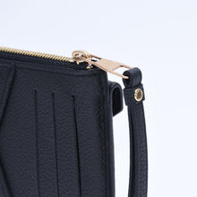Load image into Gallery viewer, 極美品 LOUIS VUITTON ルイヴィトン 財布 コインケース カードケース M28798 ポルトカルト・レクトヴェルソ ブラック ゴールド金具 中古 4a005317
