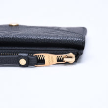 Load image into Gallery viewer, 極美品 LOUIS VUITTON ルイヴィトン 財布 コインケース カードケース M28798 ポルトカルト・レクトヴェルソ ブラック ゴールド金具 中古 4a005317
