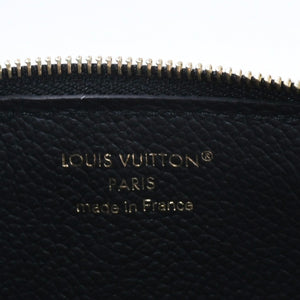 Very Good Condition LOUIS VUITTON Wallet Coin Case Card Case M28798 Portocarte Rectoverso Black Gold Hardware Used 4a005317