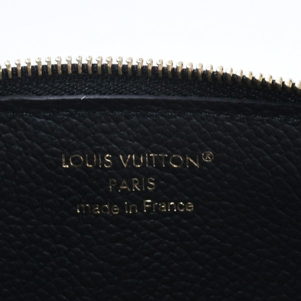 Very Good Condition LOUIS VUITTON Wallet Coin Case Card Case M28798 Portocarte Rectoverso Black Gold Hardware Used 4a005317
