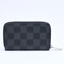 Load image into Gallery viewer, 極美品 LOUIS VUITTON ルイヴィトン ジッピー コイン パース コインケース 小銭入れ N63076 ダミエ グラフィット ブラック グレー 中古 4a005316