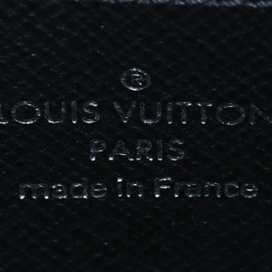 Very Good Condition LOUIS VUITTON Zippy Coin Purse Coin Case Coin Purse N63076 Damier Graphite Black Gray Used 4a005316