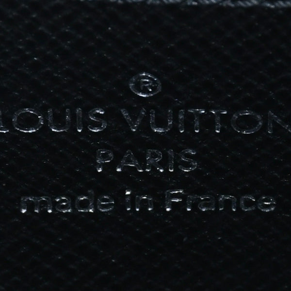 Very Good Condition LOUIS VUITTON Zippy Coin Purse Coin Case Coin Purse N63076 Damier Graphite Black Gray Used 4a005316