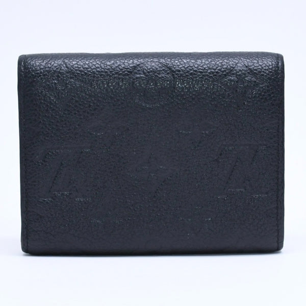LOUIS VUITTON ルイヴィトン ポルトフォイユ ヴィクトリーヌ M64060 三つ折り財布 モノグラムアンプラント ブラック 美品 中古 4a005251