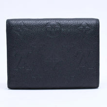 Load image into Gallery viewer, LOUIS VUITTON ルイヴィトン ポルトフォイユ ヴィクトリーヌ M64060 三つ折り財布 モノグラムアンプラント ブラック ゴールド金具 美品 中古 4a005251