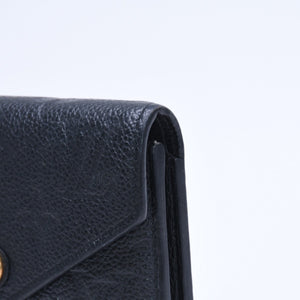 LOUIS VUITTON ルイヴィトン ポルトフォイユ ヴィクトリーヌ M64060 三つ折り財布 モノグラムアンプラント ブラック 美品 中古 4a005251