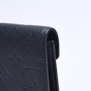 LOUIS VUITTON ルイヴィトン ポルトフォイユ ヴィクトリーヌ M64060 三つ折り財布 モノグラムアンプラント ブラック 美品 中古 4a005251
