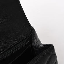 画像をギャラリービューアに読み込む, 極美品 CHANEL シャネル マトラッセ キルティング ココマーク CC ハンドバッグ トップハンドルターンロック 8番台 キャビアスキン ブラック ゴールド金具 中古 4a005312