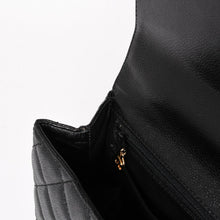 画像をギャラリービューアに読み込む, 極美品 CHANEL シャネル マトラッセ キルティング ココマーク CC ハンドバッグ トップハンドルターンロック 8番台 キャビアスキン ブラック ゴールド金具 中古 4a005312
