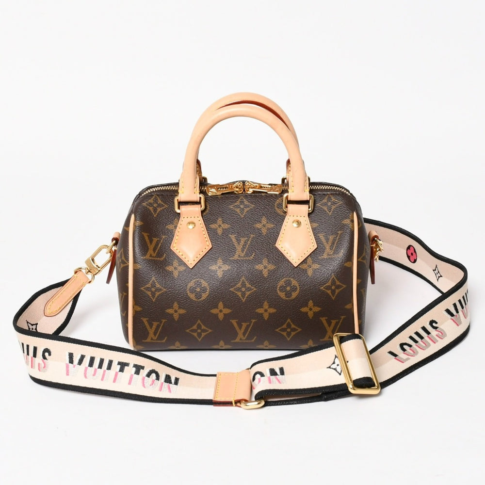 新品未使用 LOUIS VUITTON ルイヴィトン ハンドバッグ M46234 スピーディバンドリエール 20 ブラウン モノグラム 中古 4a005324