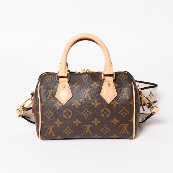New and unused LOUIS VUITTON Handbag M46234 Speedy Bandouliere 20 Brown Monogram Used 4a005324