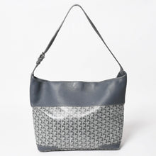 画像をギャラリービューアに読み込む, GOYARD ゴヤール グレナディン メッセンジャーバッグ ショルダーバッグ レザー MAE020149 グレー シルバー金具 美品 中古 4a005328