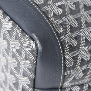 GOYARD ゴヤール グレナディン メッセンジャーバッグ ショルダーバッグ レザー MAE020149 グレー シルバー金具 美品 中古 4a005328