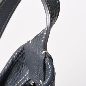 GOYARD ゴヤール グレナディン メッセンジャーバッグ ショルダーバッグ レザー MAE020149 グレー シルバー金具 美品 中古 4a005328