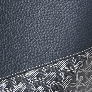 GOYARD ゴヤール グレナディン メッセンジャーバッグ ショルダーバッグ レザー MAE020149 グレー シルバー金具 美品 中古 4a005328