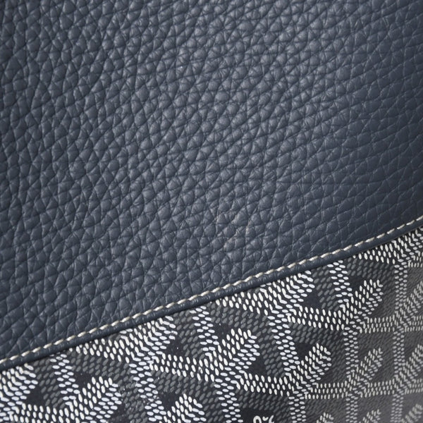 GOYARD ゴヤール グレナディン メッセンジャーバッグ ショルダーバッグ レザー MAE020149 グレー シルバー金具 美品 中古 4a005328