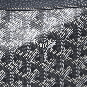 GOYARD ゴヤール グレナディン メッセンジャーバッグ ショルダーバッグ レザー MAE020149 グレー シルバー金具 美品 中古 4a005328