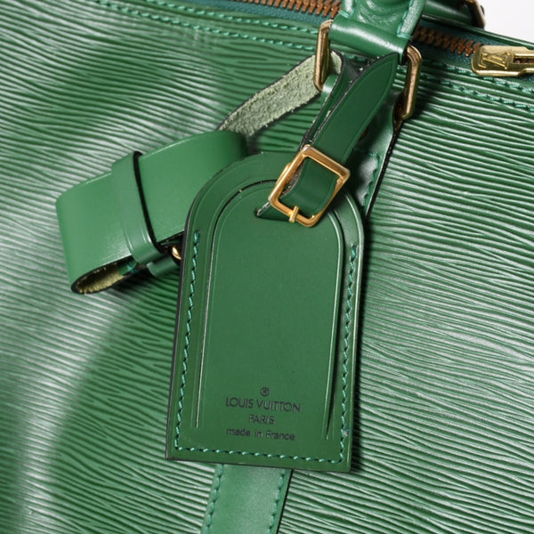 LOUIS VUITTON Keepall 50 Boston Bag M42964 Borneo Green Epi Leather Gold Hardware Good Condition Used 4a005329