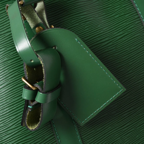LOUIS VUITTON Keepall 50 Boston Bag M42964 Borneo Green Epi Leather Gold Hardware Good Condition Used 4a005329