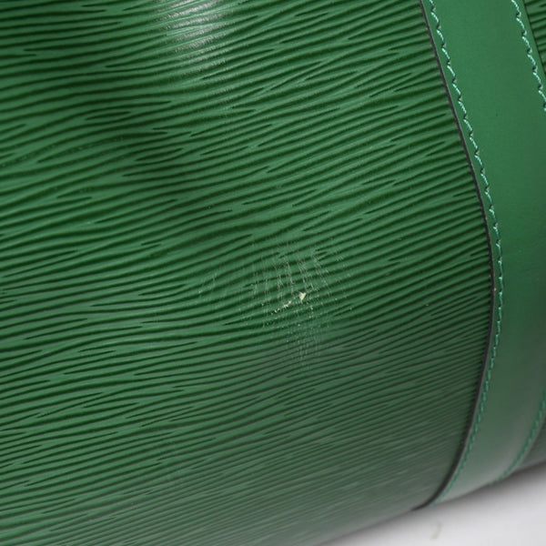 LOUIS VUITTON Keepall 50 Boston Bag M42964 Borneo Green Epi Leather Gold Hardware Good Condition Used 4a005329