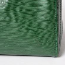 将图片加载到图库查看器，LOUIS VUITTON ルイヴィトン キーポル50 ボストンバッグ M42964 ボルネオグリーン エピレザー ゴールド金具 美品 中古 4a005329