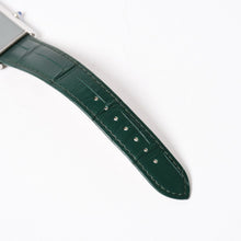 将图片加载到图库查看器，新品同様 CARTIER カルティエ TANK MUST LM タンクマスト LM 腕時計 WSTA0115 重量31.38g SS クォーツ レザー グリーン文字盤 中古 4a005303