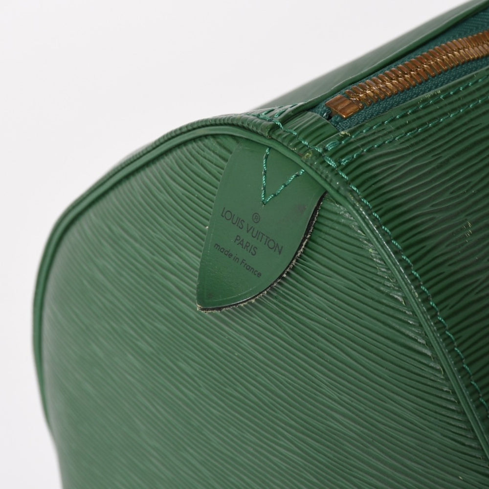 LOUIS VUITTON ルイヴィトン キーポル50 ボストンバッグ M42964 ボルネオグリーン エピレザー ゴールド金具 美品 中古 4a005329
