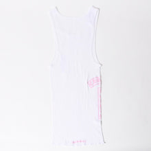 Load image into Gallery viewer, 新品未使用 CHROME HEARTS クロムハーツ タンクトップ サイズM オールドイングリッシュロゴ ホワイト ピンク 中古 4a005495