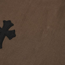 Load image into Gallery viewer, CHROME HEARTS クロムハーツ MAHAL KITA マハルキタ 長袖シャツ サイズM セメタリークロスパッチ 22パッチ カーキ 美品 中古 4a005496