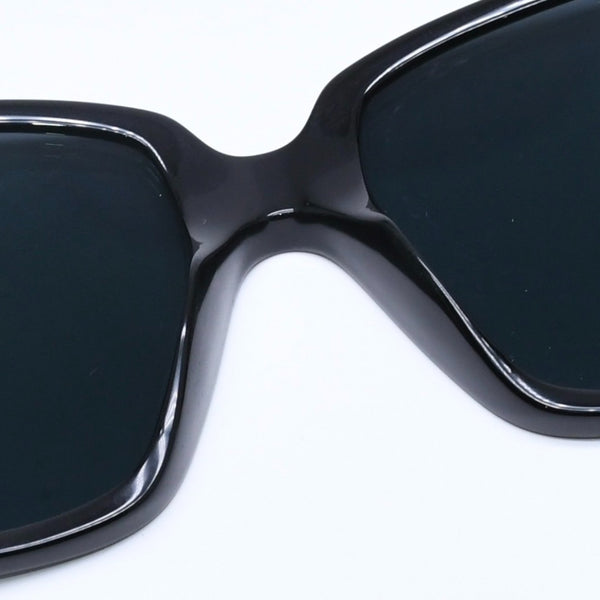 CHANEL シャネル スクエア シェイプ サングラス 5385-A c.501/6G サイズ61□17 140 ミラーレンズ ブラック ココマーク アイウェア 美品 中古 4a005347