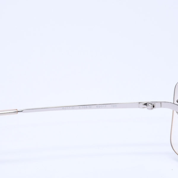 CHANEL シャネル リムレス サングラス 4017-D c.159/61 サイズ62□17 120 ココマーク ラインストーン グレー アイウェア シルバー金具 美品 中古 4a005349