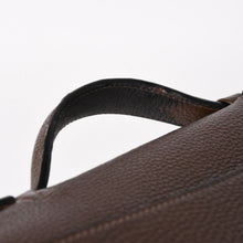 Load image into Gallery viewer, HERMES エルメス サック ア デペッシュ41 トリプル レザール ビジネスバッグ □R刻印 トゴ ショコラ 2014年製 シルバー金具 良品 中古 4a005050