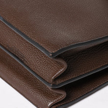 Load image into Gallery viewer, HERMES エルメス サック ア デペッシュ41 トリプル レザール ビジネスバッグ □R刻印 トゴ ショコラ 2014年製 シルバー金具 良品 中古 4a005050