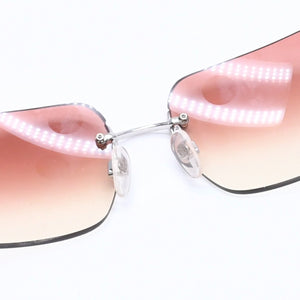 CHANEL シャネル サングラス アイウェア ラインストーン ココマーク ピンク 4017-D サイズ62◻︎17 120 美品 中古 4a005350