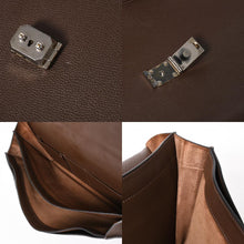 Load image into Gallery viewer, HERMES エルメス サック ア デペッシュ41 トリプル レザール ビジネスバッグ □R刻印 トゴ ショコラ 2014年製 シルバー金具 良品 中古 4a005050