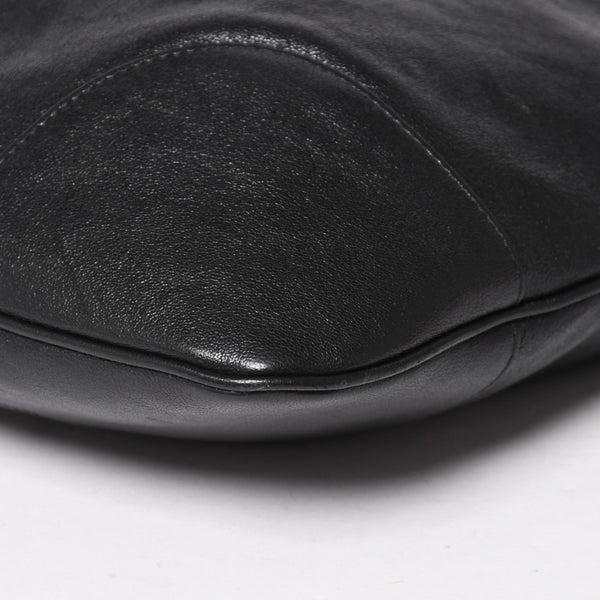 GUCCI グッチ ホースビット ショルダーバッグ ブラック ゴールド 602089 ゴールド金具 レザー 美品 中古 4a005390