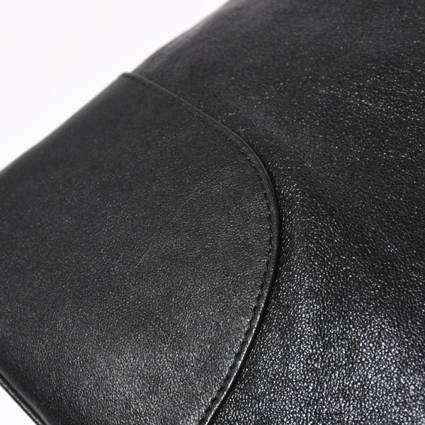 GUCCI グッチ ホースビット ショルダーバッグ ブラック ゴールド 602089 ゴールド金具 レザー 美品 中古 4a005390