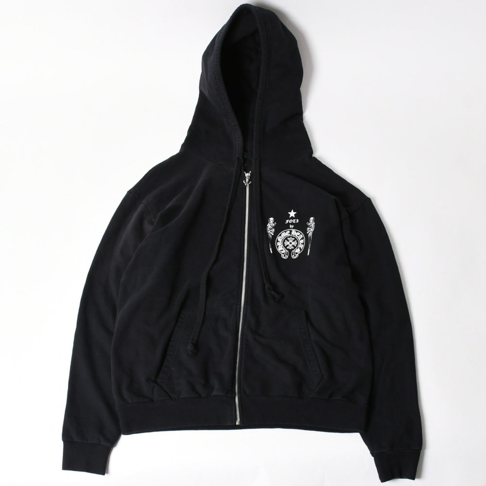 CHROME HEARTS クロムハーツ × FOTI フォティ ジップアップフーディー サイズL ジャーヴィス マハリア ハリスティーター 新型 美品 中古 4a005371