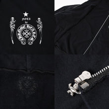 Load image into Gallery viewer, 楽天Shopify商品名取込用 CHROME HEARTS クロムハーツ × FOTI フォティ ジップアップフーディー サイズL ジャーヴィス マハリア ハリスティーター 新型 美品 中古 4a005371