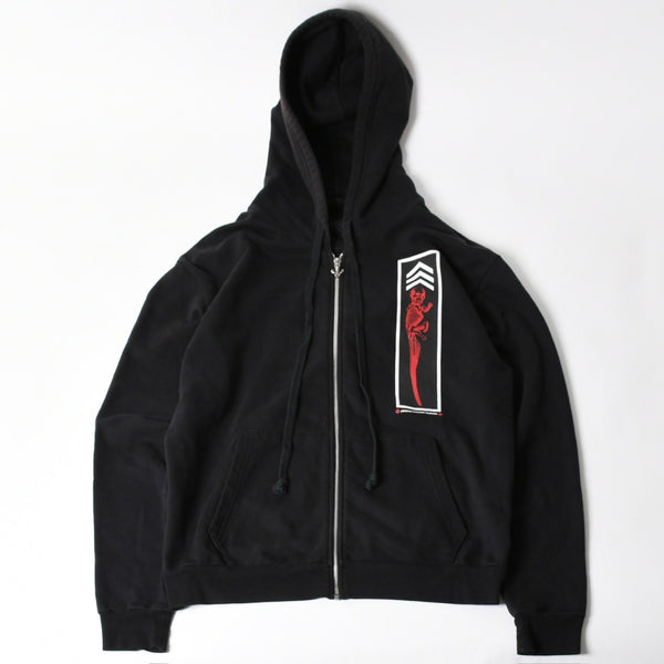 CHROME HEARTS クロムハーツ × FOTI フォティ ジップアップパーカー サイズM ジャービス ハリスティーター 新型 美品 中古 4a005372