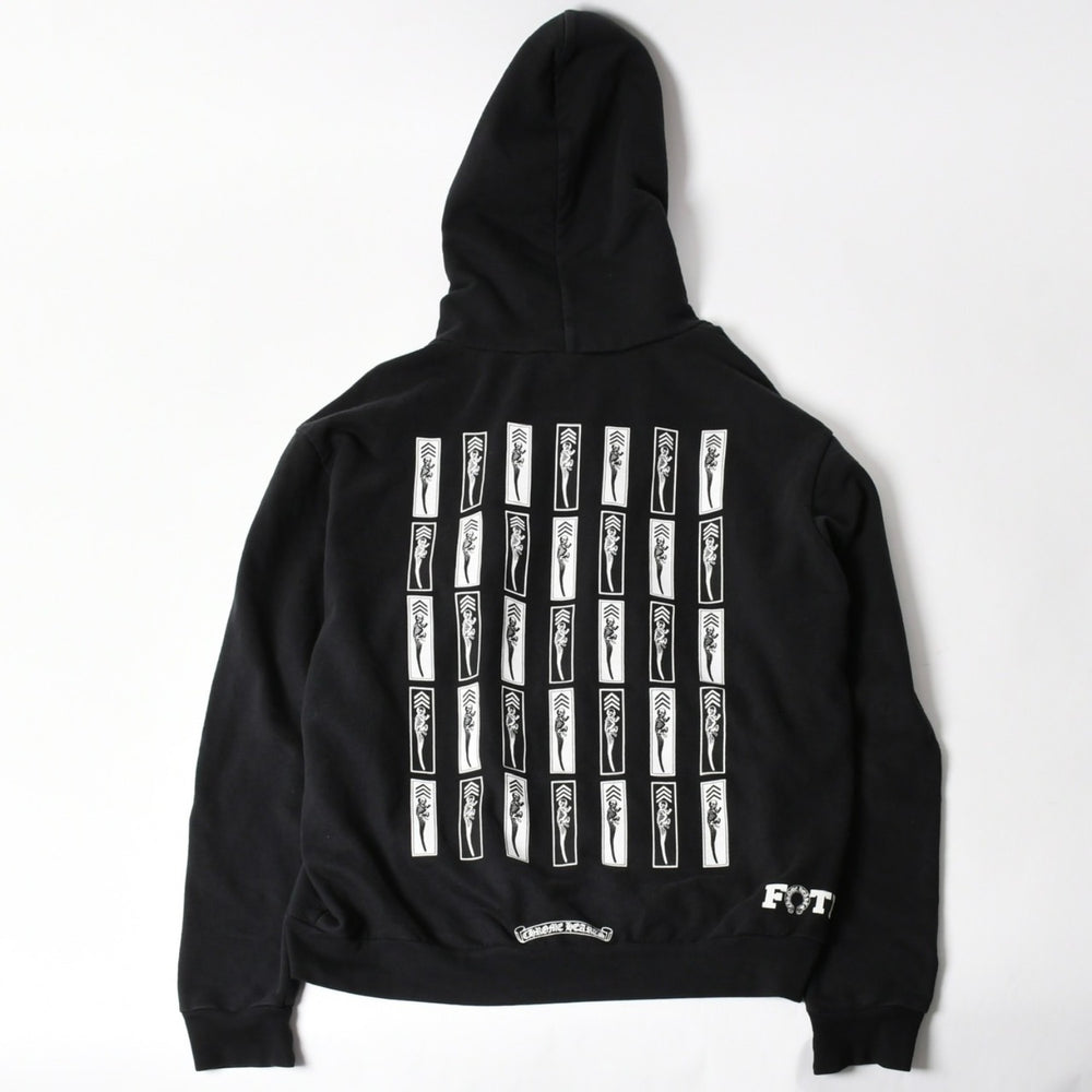 CHROME HEARTS × FOTI Zip up hoodie Size M Jarvis Harris Teeter New model Good condition Used 4a005372