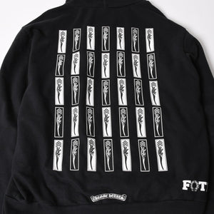 CHROME HEARTS クロムハーツ × FOTI フォティ ジップアップパーカー サイズM ジャービス ハリスティーター 新型 美品 中古 4a005372