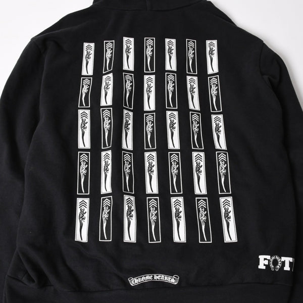 CHROME HEARTS クロムハーツ × FOTI フォティ ジップアップパーカー サイズM ジャービス ハリスティーター 新型 美品 中古 4a005372