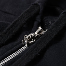 Load image into Gallery viewer, 楽天Shopify商品名取込用 CHROME HEARTS クロムハーツ × FOTI フォティ ジップアップフーディー サイズL ジャーヴィス マハリア ハリスティーター 新型 美品 中古 4a005371