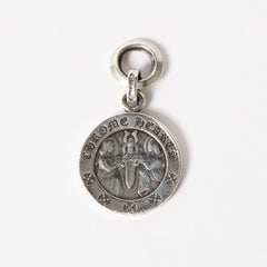 CHROME HEARTS クロムハーツ CHRM ANGL MDL V2 エンジェルメダル チャーム V2 ペンダントトップ 重量約6.74g シルバー925 美品 中古 4a005374