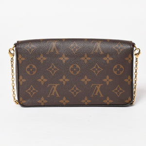 極美品 LOUIS VUITTON ルイヴィトン ショルダーバッグ M81876 ポシェットフェリシー モノグラム 中古 4a005246