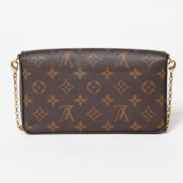 極美品 LOUIS VUITTON ルイヴィトン ショルダーバッグ M81876 ポシェットフェリシー モノグラム 中古 4a005246