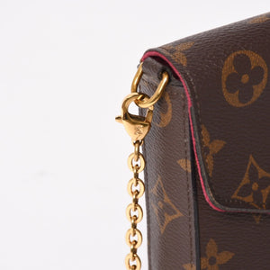 極美品 LOUIS VUITTON ルイヴィトン ショルダーバッグ M81876 ポシェットフェリシー モノグラム 中古 4a005246